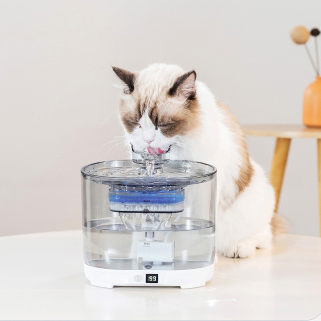 BQBQERT Water Dispenser Mute Working Automatic Pet Fountain Dogs Waterer for Indoor Pet Easy to Use