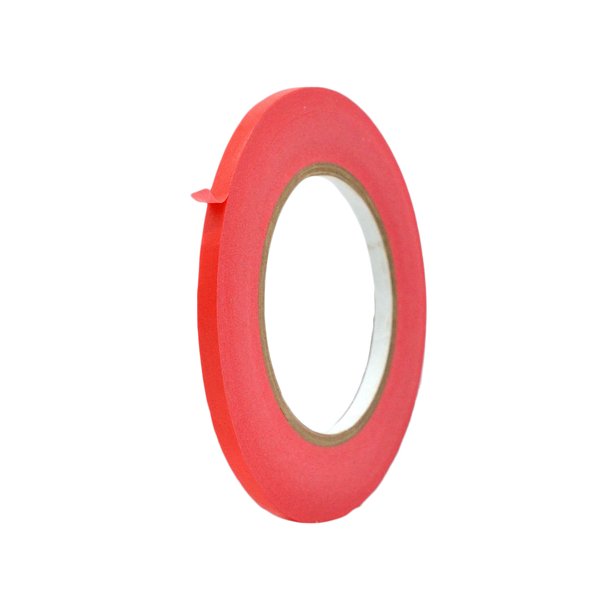 MAT Tape FPTC6 Artist Tape Red 1/4 1 in x 60 Yds Flatback Paper