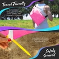 thumbnail image 5 of Nevlers Pink Inflatable Lounger with Travel Bag and Pockets, 5 of 9
