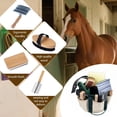 thumbnail image 3 of 13-Piece  Grooming Kit with Wood Brushes and Metal Tools for Daily Stable Care, 3 of 6