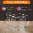 thumbnail image 3 of EcoNesxp Food Storage Polycarbonate Salad Bar Containers Commercial Hotel Plates for Kitchen Food Prep 2 Quart Cambro, 3 of 5