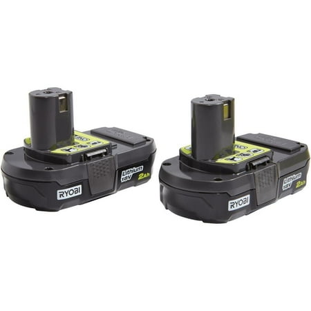 

RYOBI 18-Volt ONE+ 2.0Ah Compact Lithium-Ion Battery (2-Pack) P161