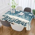 thumbnail image 5 of BZSMCE Square Tablecloth Reindeer Fly on Blue Sky Pattern Tableclothes, 5 of 9
