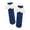 Navy, variant on Krdevn Kids 3D Angel Wing Rib Cotton Knee High Socks Size:5-15 Years