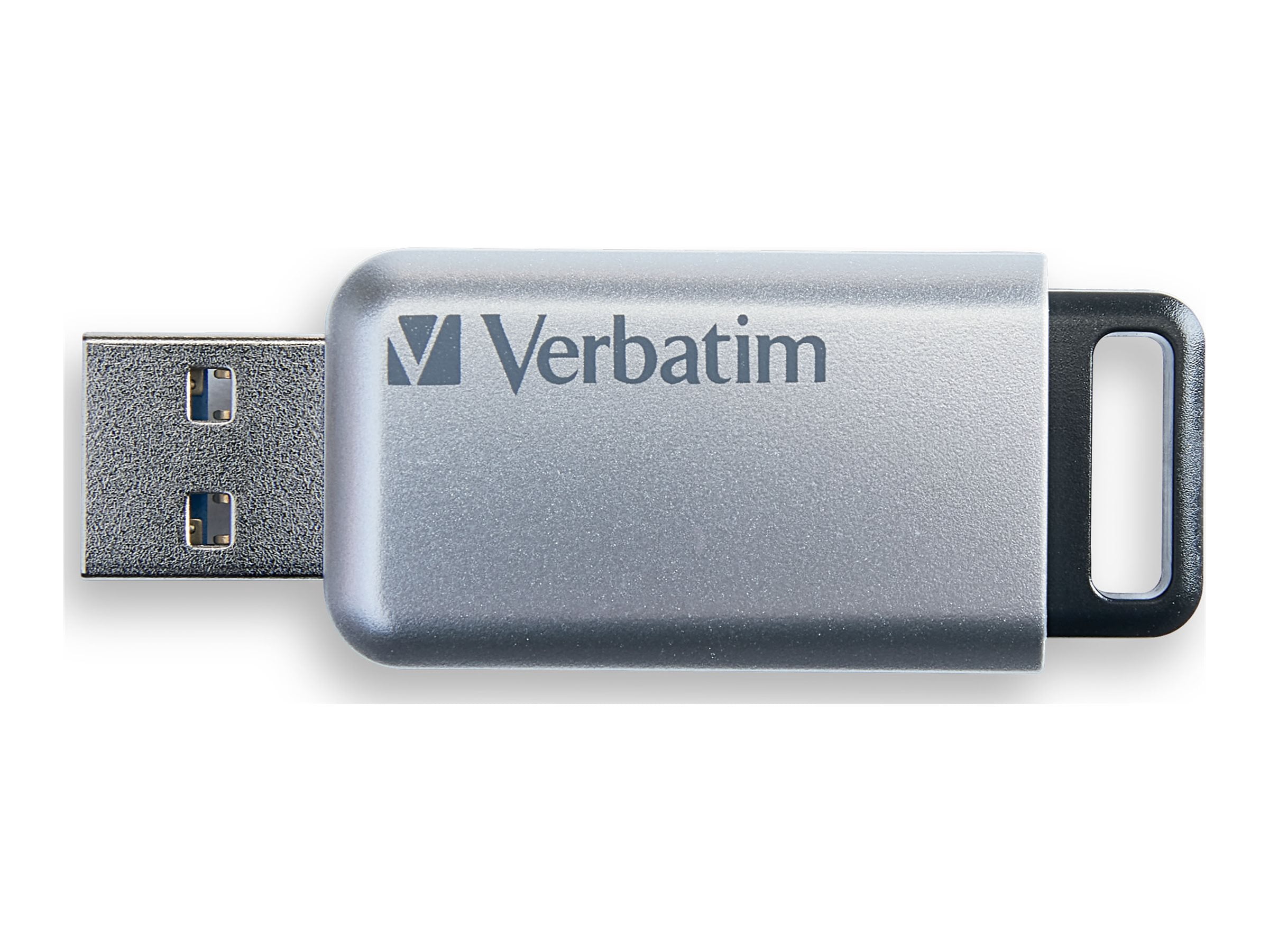 Verbatim 32GB Store 'n' Go Secure Pro USB 3.0 Flash Drive with AES 256 Hardware Encryption - Silver 32 GB - 1pk