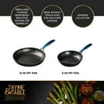 Thyme & Table Rainbow Electroplated 12Piece Cookware Set