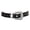 Black, variant on Women's Rhinestone Trim Wide Belt: Sequin Belt for Jeans and Dresses