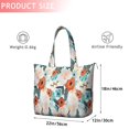 thumbnail image 4 of Pioneer Flower Floral Print Pattern Travel Tote Bags for Women Carry On,Large Weekender Bags for Women Travel,Multi Functional Duffle Bag for Work,Shopping,Sports, 4 of 5