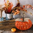thumbnail image 2 of Adornos de calabaza brillantes con luz LED de Halloween a pilas. Manualidades., 2 of 5