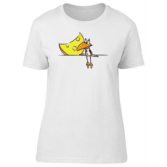 Crow With Cheese T-Shirt Women -Image by Shutterstock, Female Small