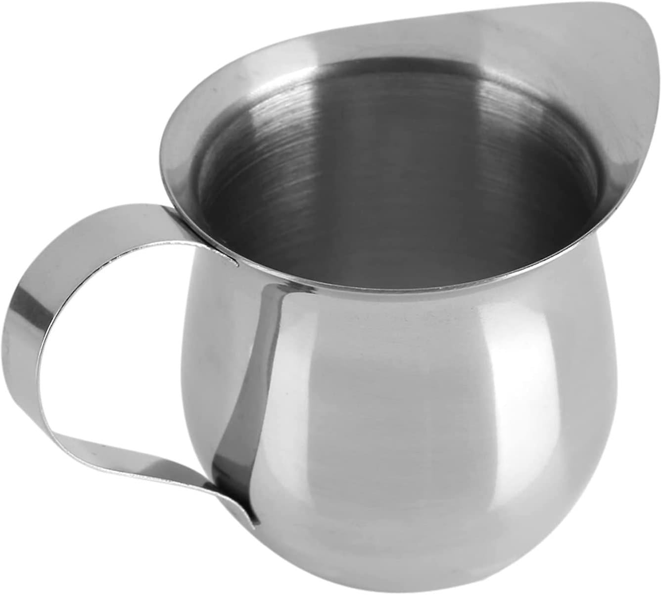 Pichet à Lait En Acier Inoxydable Pour Mousse à Lait - 240 Ml (8 Oz), Pour Café Latte, Cappuccino, Facile à Nettoyer - 8