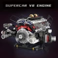 thumbnail image 3 of Honchoes Mechanical F1 Engine Model Building Set for Adults Car Compatible with Lego 664 Pcs, 3 of 7