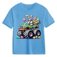 thumbnail image 4 of Bunny Face with Sunglasses Cap Easter T-Shirt Day for Kids T-Shirt Easter Shirts Bunny Tshirt Short Sleeve Tee Funny Rabbit Graphic Top Basic Base Shirt for Boy Girl, 4 of 4