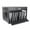 Black, variant on New 16 Bay Charging Cabinet for Laptop,Chromebook, Locking Charging Station Tablet Storage Box with Cable Management- BLACK