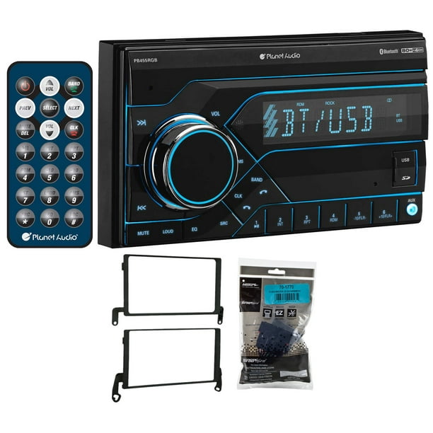 2Din Digital Media Bluetooth Receiver w/AUX+Remote Stereo For 9798