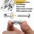 thumbnail image 3 of 100Pcs Expansion Nut Screw Set Round Head Cross Groove Petal Rivet for Hollow Iron Sheets Metal Surfaces, 3 of 6