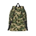 thumbnail image 2 of Lsque Camouflag Pattern Canvas Daypack, Durable Backpack, High-quality Versatile Backpack,Vintage Compact Backpack-Medium, 2 of 6