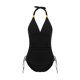 thumbnail image 2 of SAYOO Camisola de 2 piezas con cuello halter para mujer con cordón + bragas de bikini SAYOO Sexy, 2 of 9