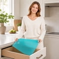 thumbnail image 6 of Cabinet & Drawer Liners, Shelf Liners for Kitchen Cabinets Non-Adhesive, Zip N Fit Shelf Liner, Drawer Liners for Kitchen Cabinets, 4 Pack 18X12 Inch Cuttable Blue Moisture-Proof, 6 of 6