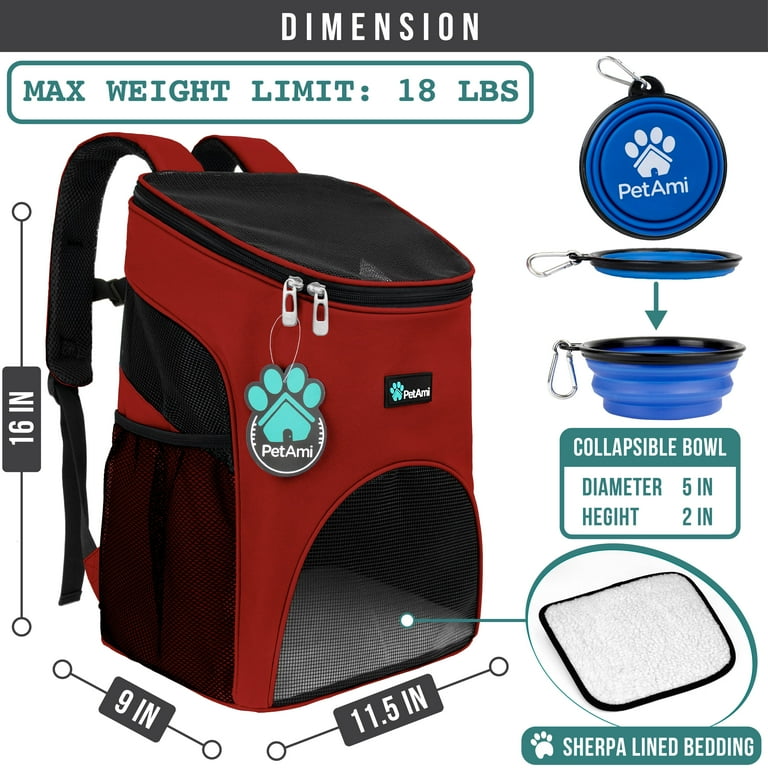 Bag Petami Premium Pet Carrier Backpack For Small Cats And