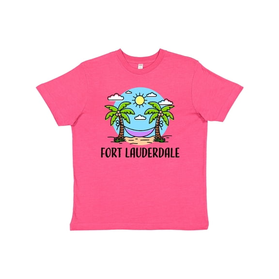 Inktastic Summer Vacation in Fort Lauderdale Youth T-Shirt