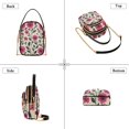 thumbnail image 3 of FORMRS Crossbody Bag for Women Quilted Travel Shoulder Cell Phone Purse with Chain Strap Handbag, Pink Flowers, 3 of 7