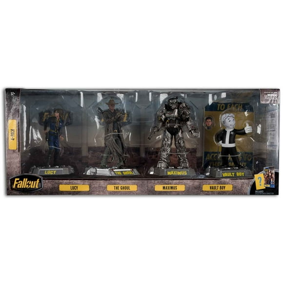 Fallout 6 Inch Static Figure Posed 4-Pack - (Lucy - Maximus - The Ghoul - Vault Boy)