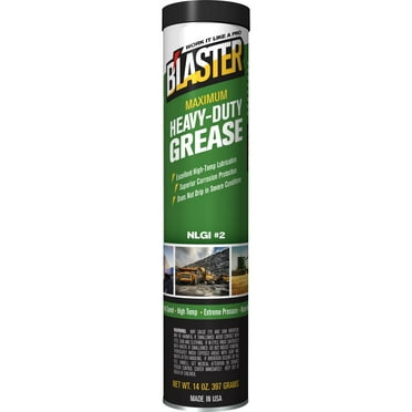 B'laster GR-14C-HDG Maximum Heavy-Duty Grease Cartridge Machine & Tool Lubricant, 14 oz