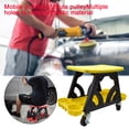 thumbnail image 3 of koolsoo Car Detailing Stool Chair with Storage Holder Bench for Polishing Projects Car Washing Car Cleaning Garage Vehicle Tools Yellow, 3 of 9