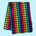 thumbnail image 4 of Wildkin Kids Plush Velour Throw Blanket for Girls and Boys (Rainbow Hearts Pink), 4 of 5
