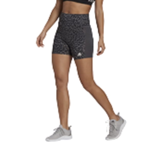 adidas womens Leo Short Tights Grey/Grey X-Small