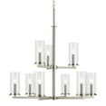 thumbnail image 4 of 44014NI Kichler Lighting Crosby - 9 Light Chandelier-32.5 Inches Tall and 32.25 Inches Wide-Brushed Nickel Finish, 4 of 5