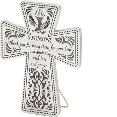 Cathedral Art Sponsor Message Cross,LQP119 5-Inch