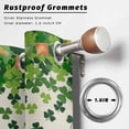 thumbnail image 2 of Outdoor Curtains for Patio Waterproof, St. Patrick's Day Outdoor Privacy Panels Grommet, Green Lucky Shamrocks Harp Beer Retro Rustic Blackout Outside Curtains for Porch/Cabana 54"x95", 1 Panel, 2 of 8