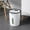 White-292, variant on AuroraX 1.8 Gallon Office Trash Can Handles Brown Small Round Wastebaskets Minimalist Plastic Trash Bin for Dormitory Living Room Bathroom