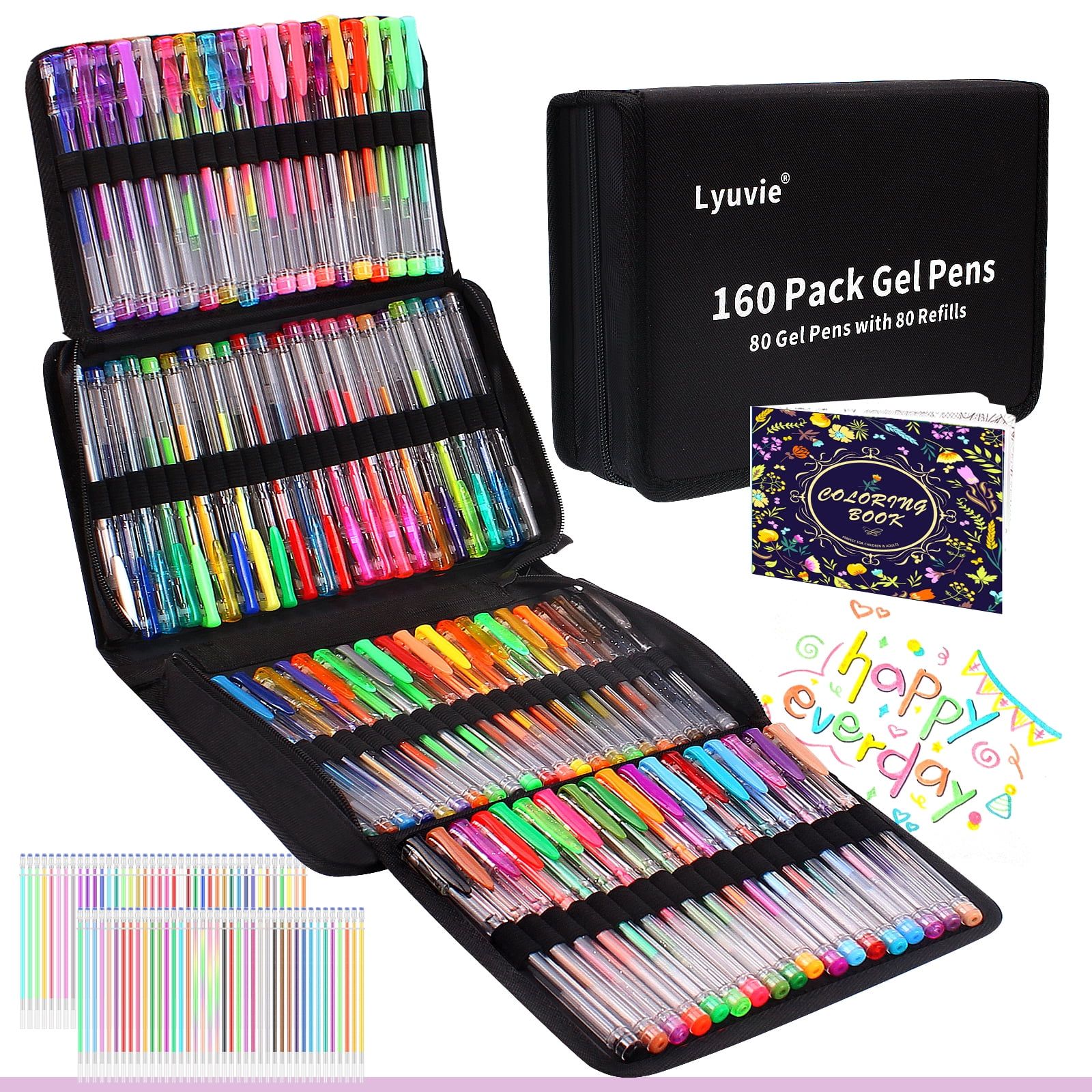 80 Pack Gel Pens - TK Maxx UK