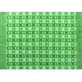 thumbnail image 1 of Ahgly Company Indoor Rectangle Abstract Emerald Green Modern Area Rugs, 2' x 4', 1 of 4