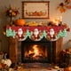 thumbnail image 5 of Banner de chimenea, decoraciones navideñas, pancartas de repisa de chimenea navideña, tela de fondo, decoración navideña, bufanda de chimenea, decoraciones de Halloween, decoración de otoño, decoració, 5 of 6