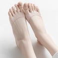 thumbnail image 3 of Invisible Toe Separator Socks&nbsp;– Thin Summer Open-Toe Socks with Five-Toe Design for Comfort in High Heels, One Size, 6 Pairs, 3 of 7