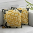 thumbnail image 3 of BANET Grey and Flower Pillow Covers Set of 2 Pillow Case Soft Decorative Spring Outdoor Pillow Covers Pillowcases Decor Gifts for Home Patio Couch Sofa 18x18in, 3 of 7