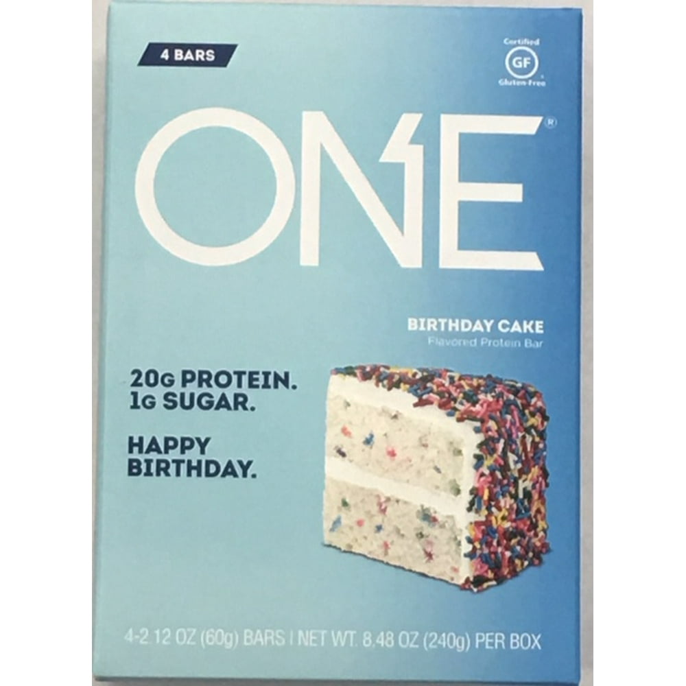 ONE Birthday Cake Protein Bar, 2.12 Oz., 4 Count Walmart