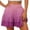 Purple, variant on Generic Women Shorts Linen High Waisted Ruffle Layered Flowy Summer Short Trendy Ruffle Dressy Casual Beach Vacation Shorts
