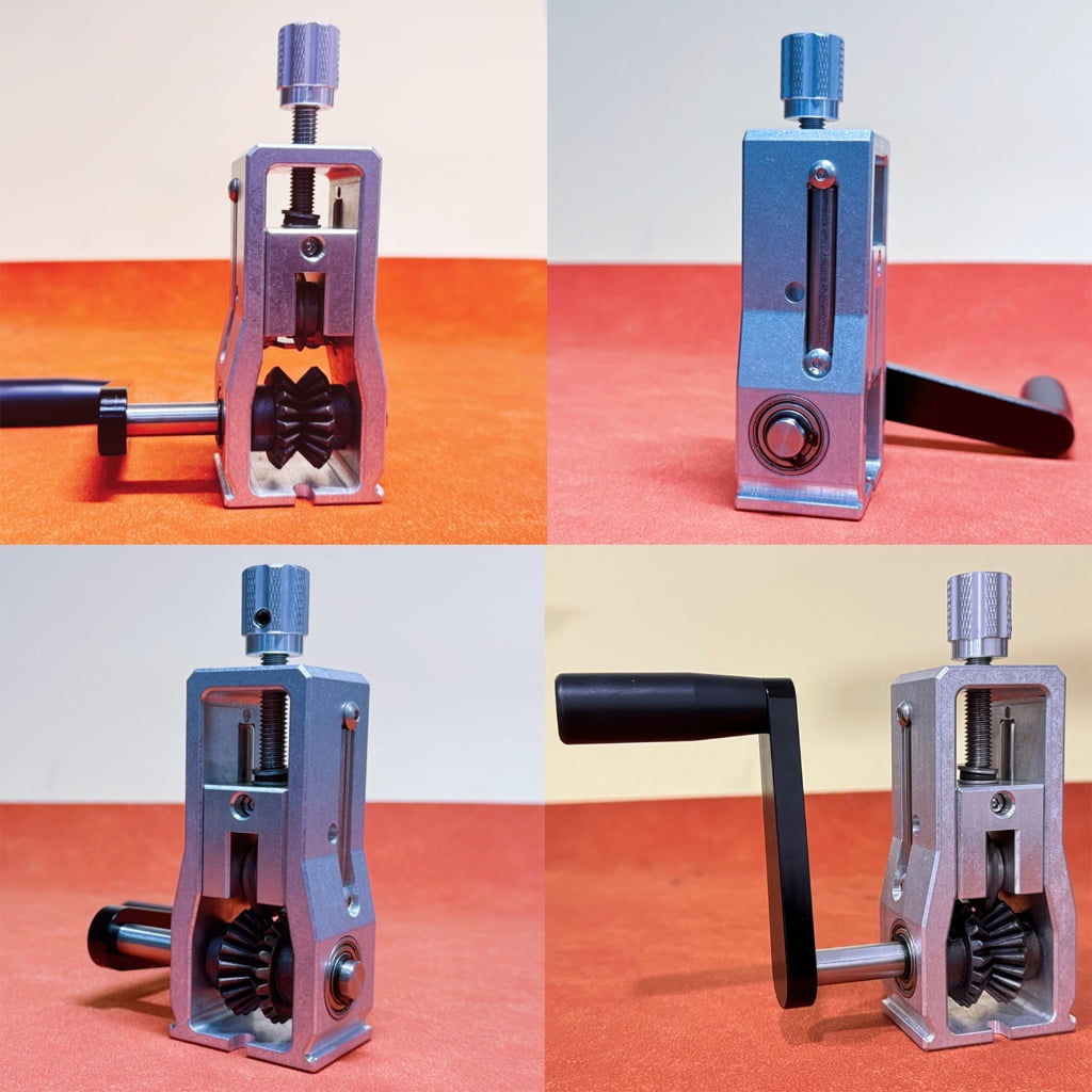 tegongse Wire Stripper Manual Wire Stripping Cable Electric Peeling Machine with Hand Crank Support Use with Hand Electric Drill