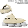 thumbnail image 2 of ZHAOCHENG BlancoZapatillasMujerHombreZapatillaTiburónVeranoLindoZapatillaTiburónSandaliasMujerVeranoAntideslizanteCómodoZapatillasPlayaDuchaPiscinaZapatillasZapatillasUnisex, 2 of 5