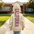 thumbnail image 2 of RMGVDSD Girls Hoodies Sweatshirts Kids Pullover Letter Print Hooded Sweatshirt Top Lightweight Casual Hoodie Autumn Trendy Clothes Cute Party Wear 4-5 Years, 2 of 5