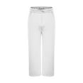 thumbnail image 4 of Enjoytime Mens Casual Pants Loose Elastic Waist Pants Solid Color Athletic Workout Gym Outdoor Trousers for Men with Pockets White S, 4 of 7