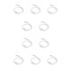thumbnail image 1 of Collar de metal Colgante Sonducket Joyería de moda 50cm Plata 10piezas, 1 of 3