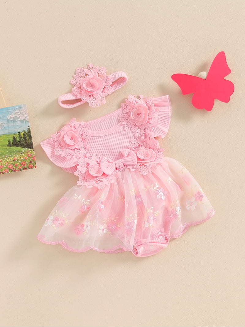 birthday green dress Tutu Princess Ball Gown Lace Tulle Baby 1st Birthday Party Wedding Flower Girl Dress Army Green / 4T
