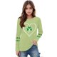 thumbnail image 3 of Blusas y camisas de manga larga con cuello redondo, moda del Día de San Patricio, blusa informal con estampado bonito de manga larga para niños y niñas., 3 of 5