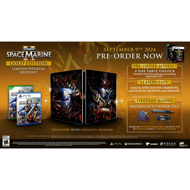 Warhammer 40,000: Space Marine 2 Gold Edition, PlayStation 5 